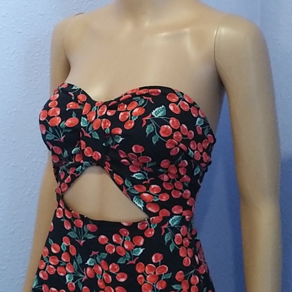 ASOS Dresses & Skirts - ASOS NWOT Strapless Mini Fit & Flare Dress Red